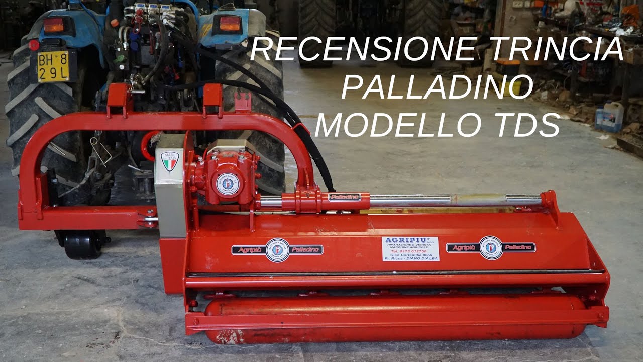 Recensione trincia Agripiù Palladino modello TDS per noccioleti