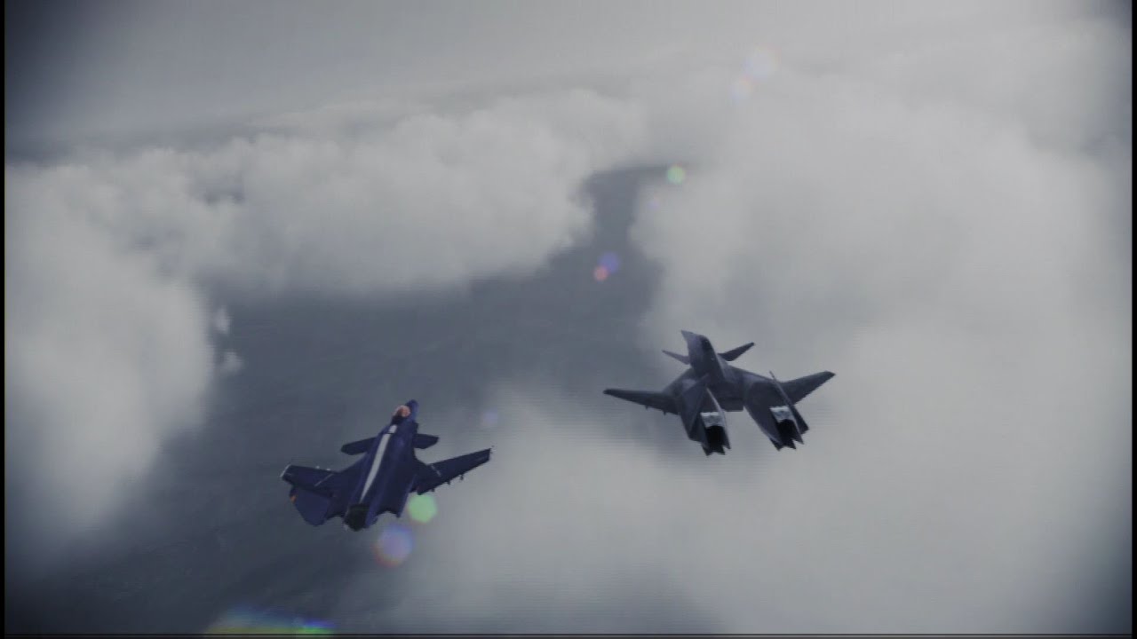 Ace Combat Infinity - Operation Bunker Shot(S Rank) - ADF-01 Falken