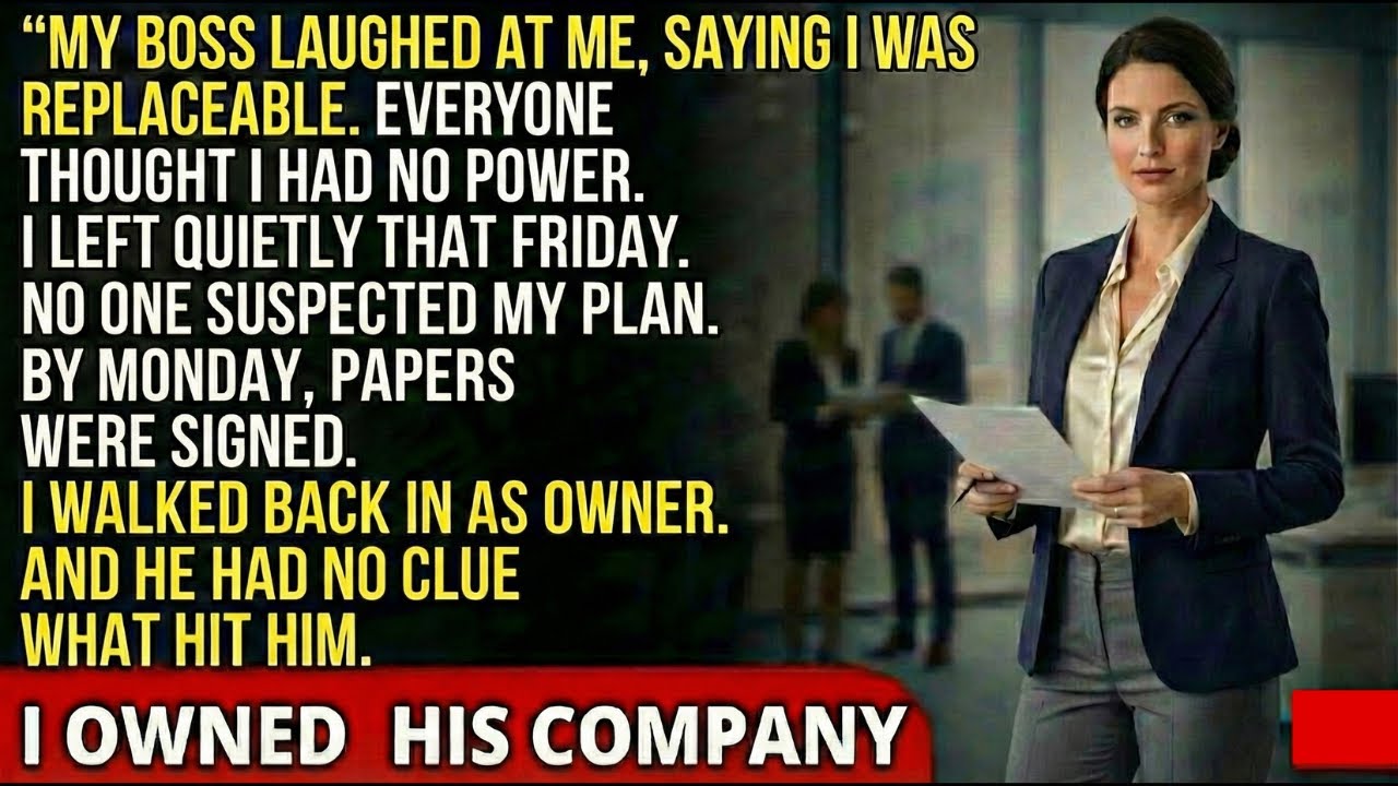 My Boss Called Me Replaceable Week later I Bought His Company