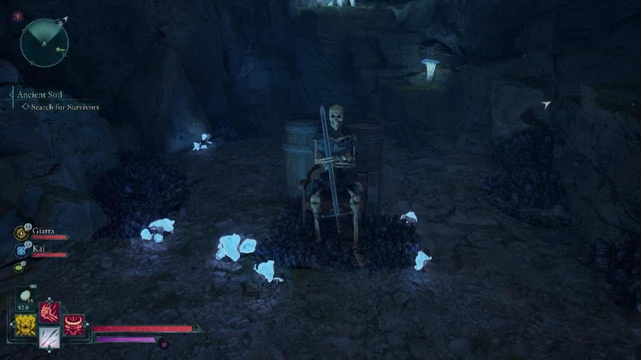 Avowed Path of Dambed Horse Cutter 2h Sword Skeleton fight. Woowee