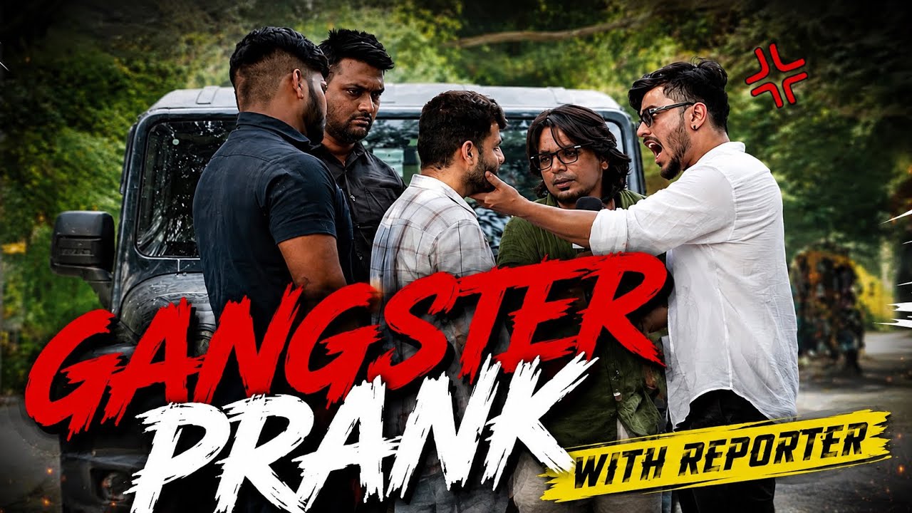 GANGSTER Prank with Reporter | ANS Entertainment | 2022 Prank in INDIA latest