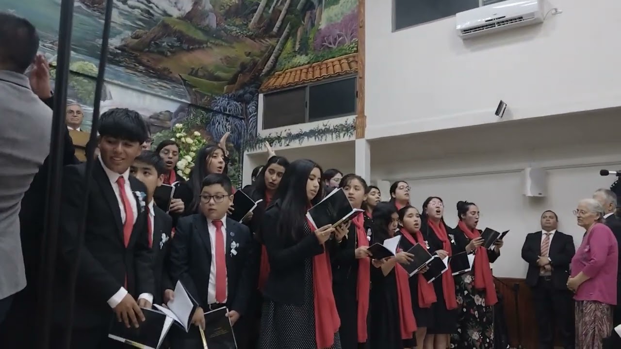 CORO JUVENIL IEP SAN ANTONIO.....ESTA AQUI, SU GLORIA ESTA AQUI