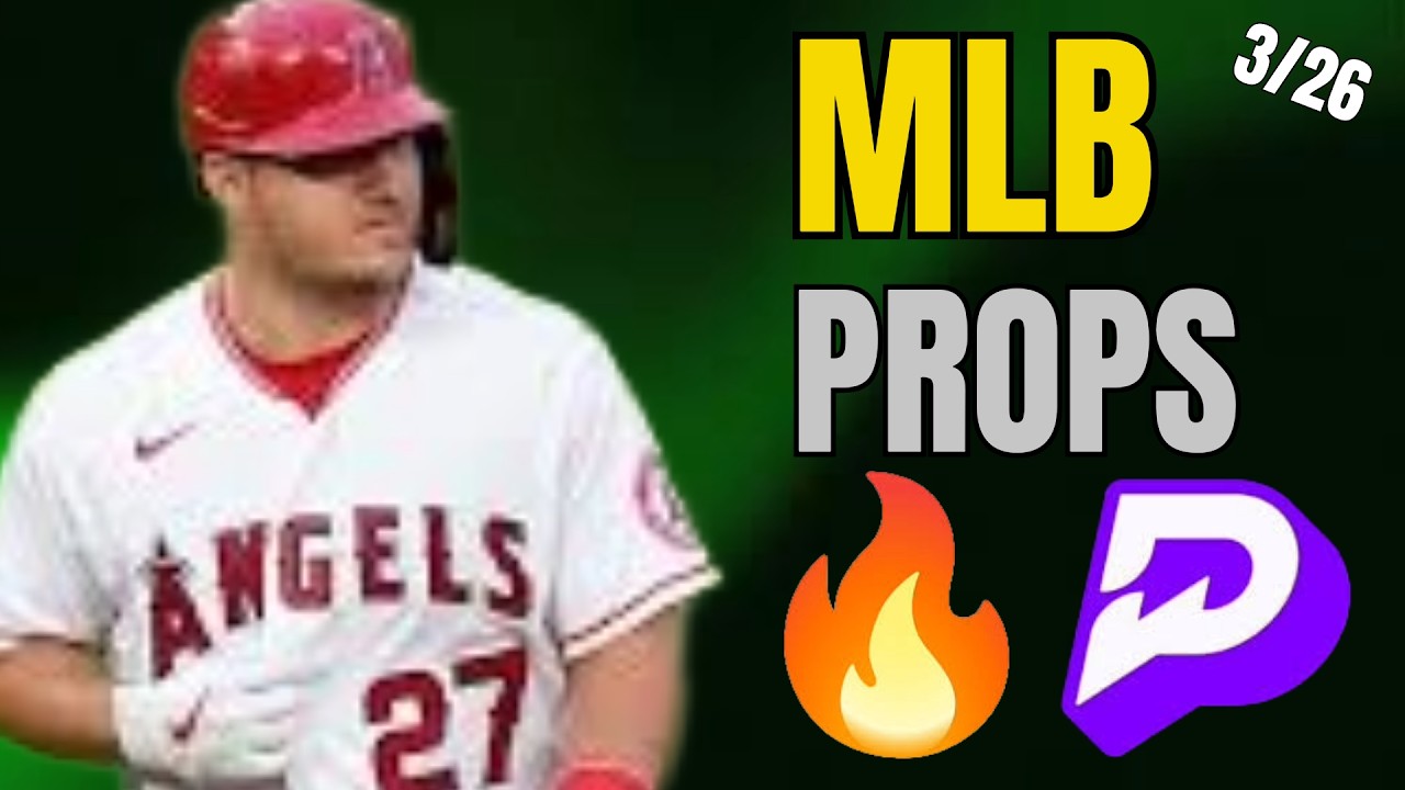 (6-0 SWEEP!🔥) BEST MLB PRIZEPICKS THURSDAY 3/26/26 | FREE PICKS | BEST PLAYER PROPS | OPENING DAY!!!