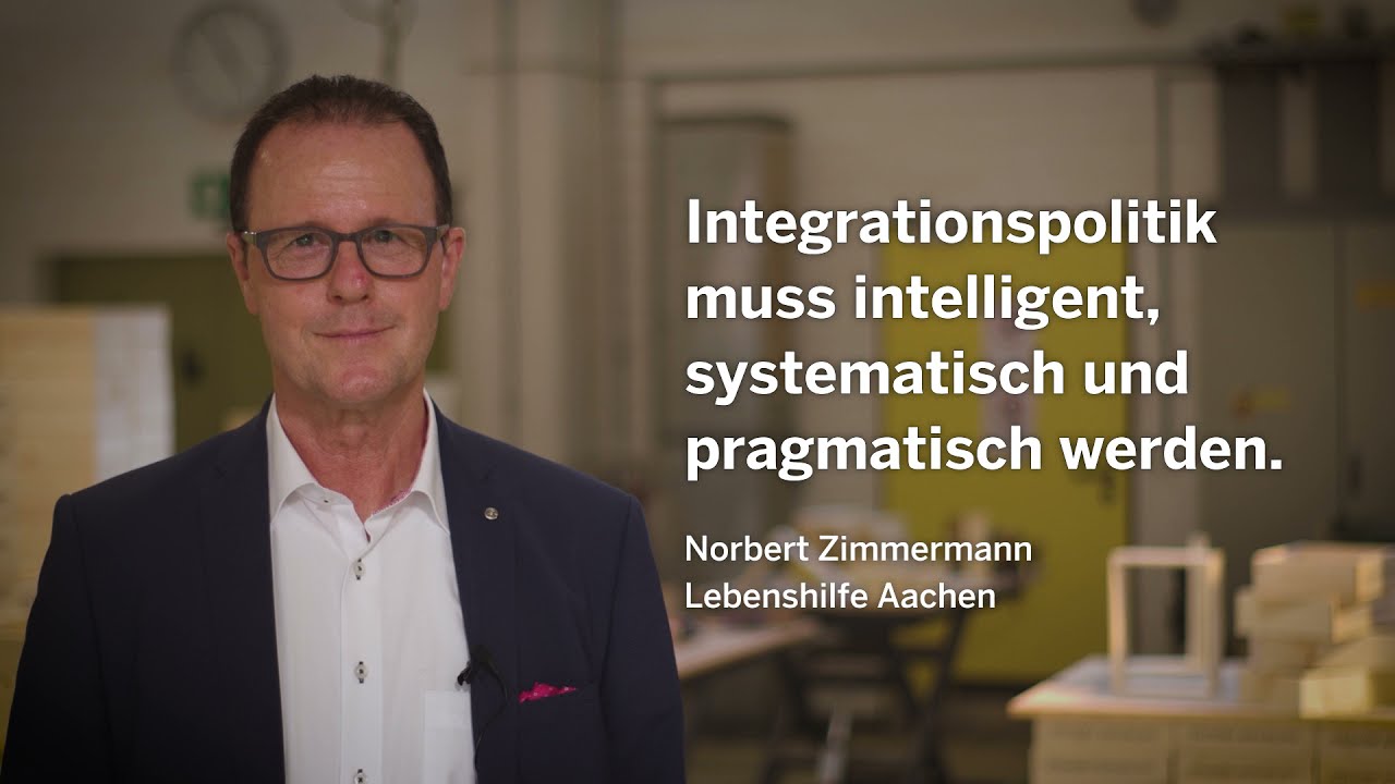 NRW-Unternehmer mit Klartext zur Wahl - Norbert Zimmermann, Lebenshilfe Werkst&auml;tten & Service Aachen