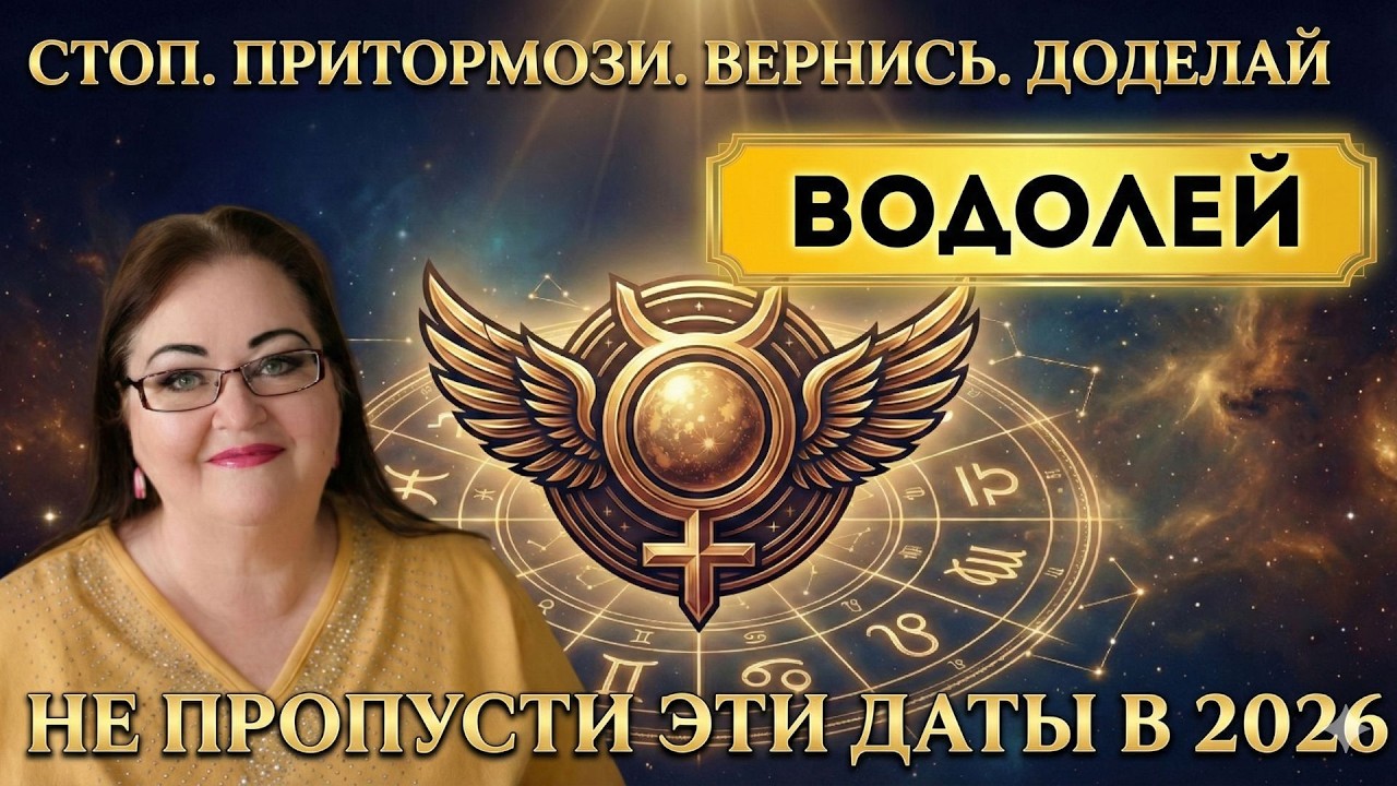 ВОДОЛЕЙ Ретро Меркурий 2026: Иногда нужно проверить, есть ли еда в холодильнике и деньги на карте