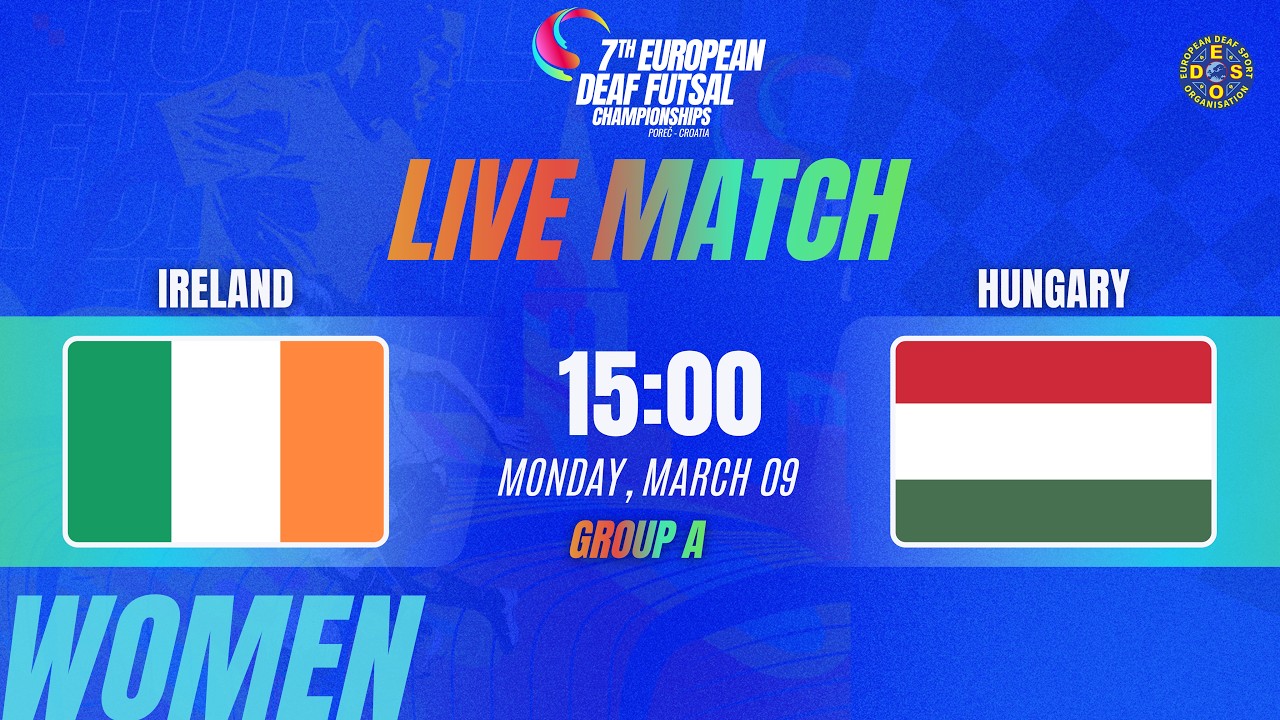 WOMEN | GAME 03 | GROUP A | IRELAND vs HUNGARY