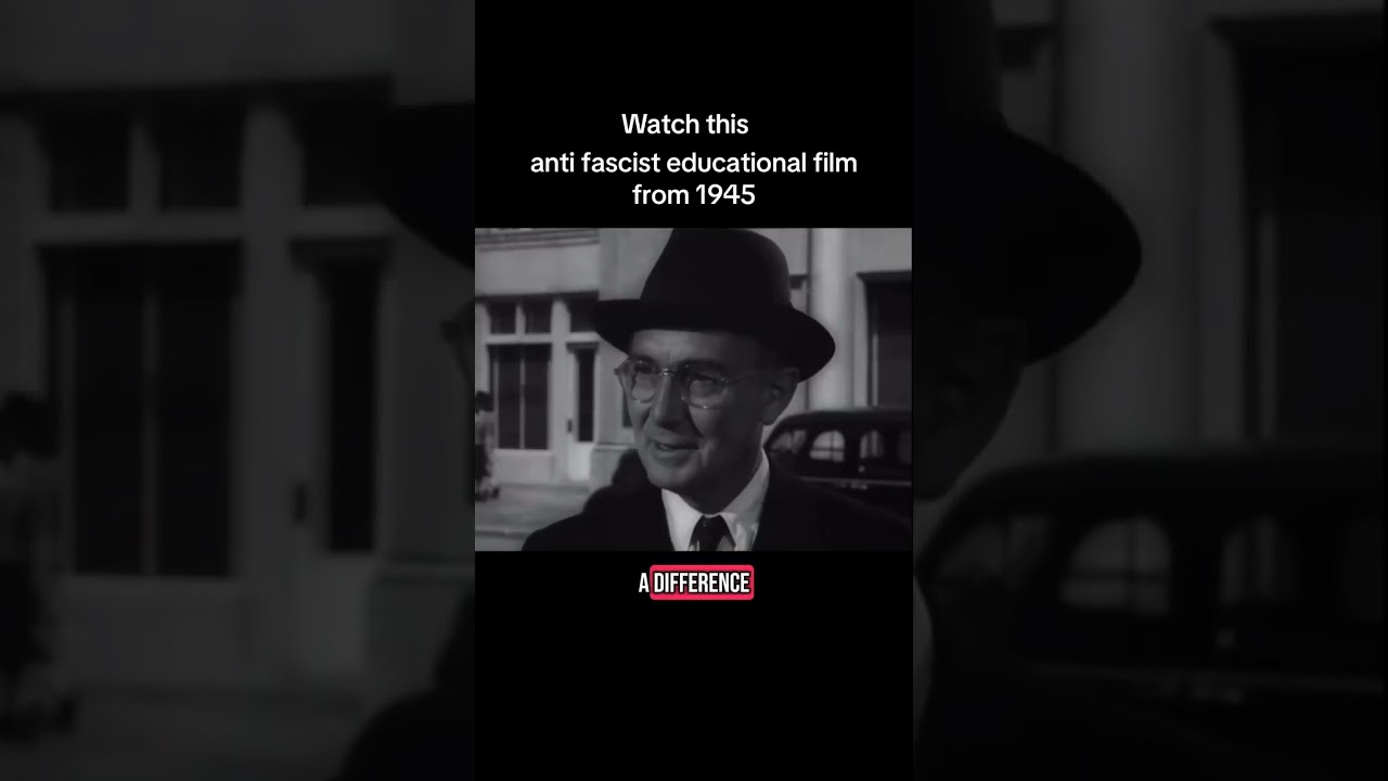 Watch this US anti fascist educational film from 1945.