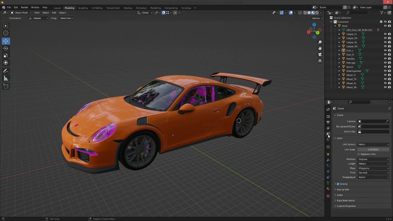 01 — Спроектируйте и экспортируйте транспортные средства из Blender в UE5. (Учебное пособие по тр...