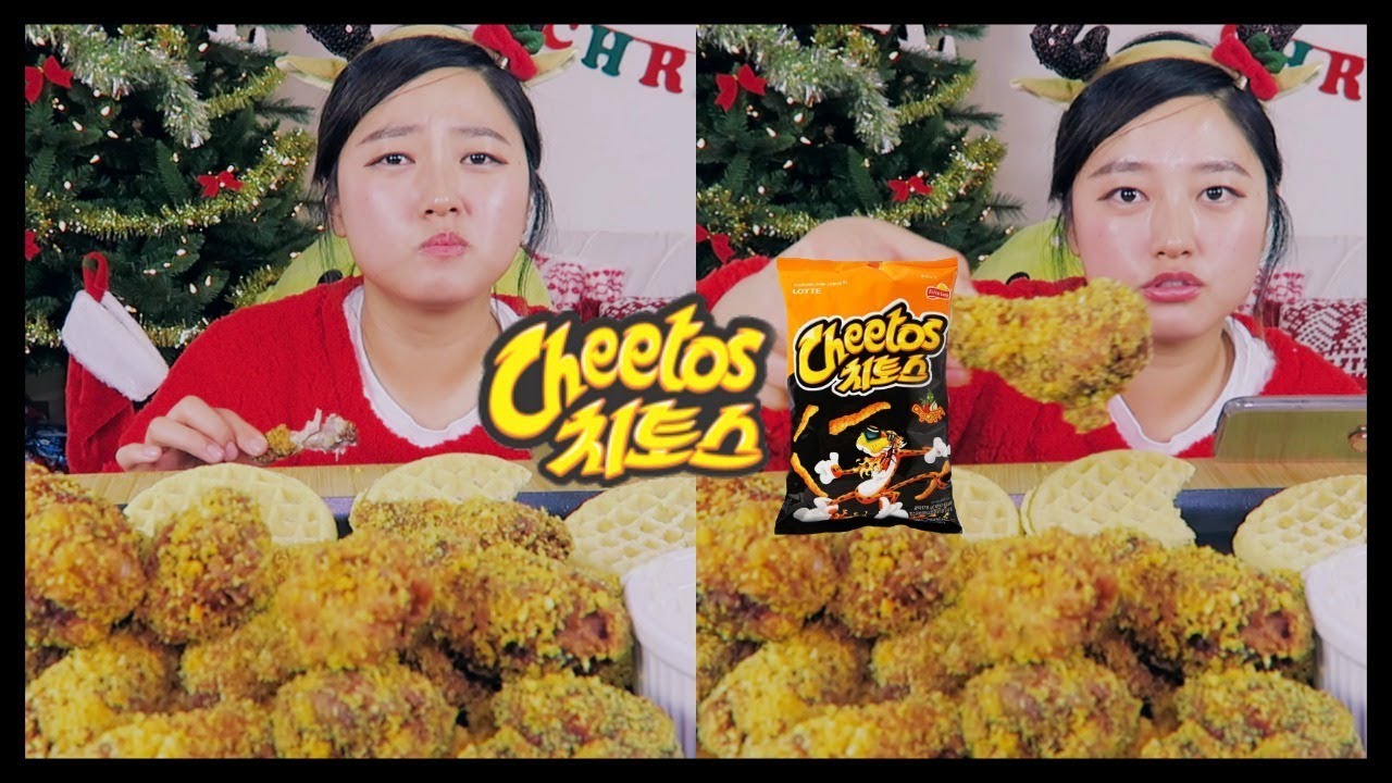 Homemade [CHEETOS FRIED CHICKEN] Recipe Mukbang | KEEMI★