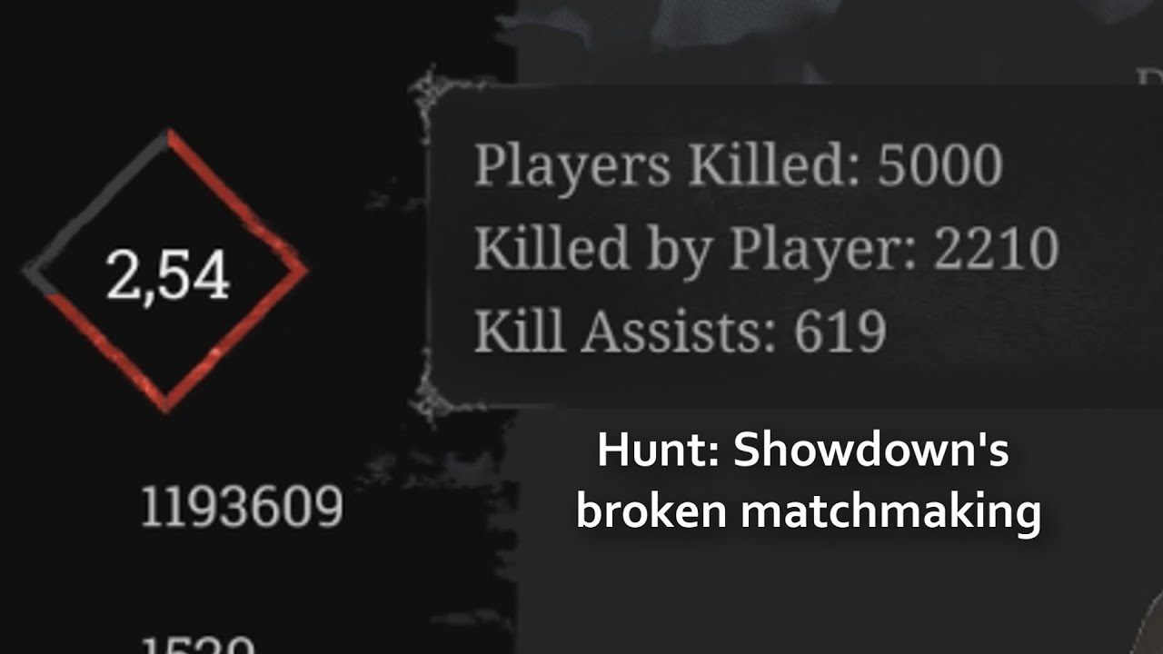 Skill-Based Matchmaking in Hunt: Showdown feels...Broken