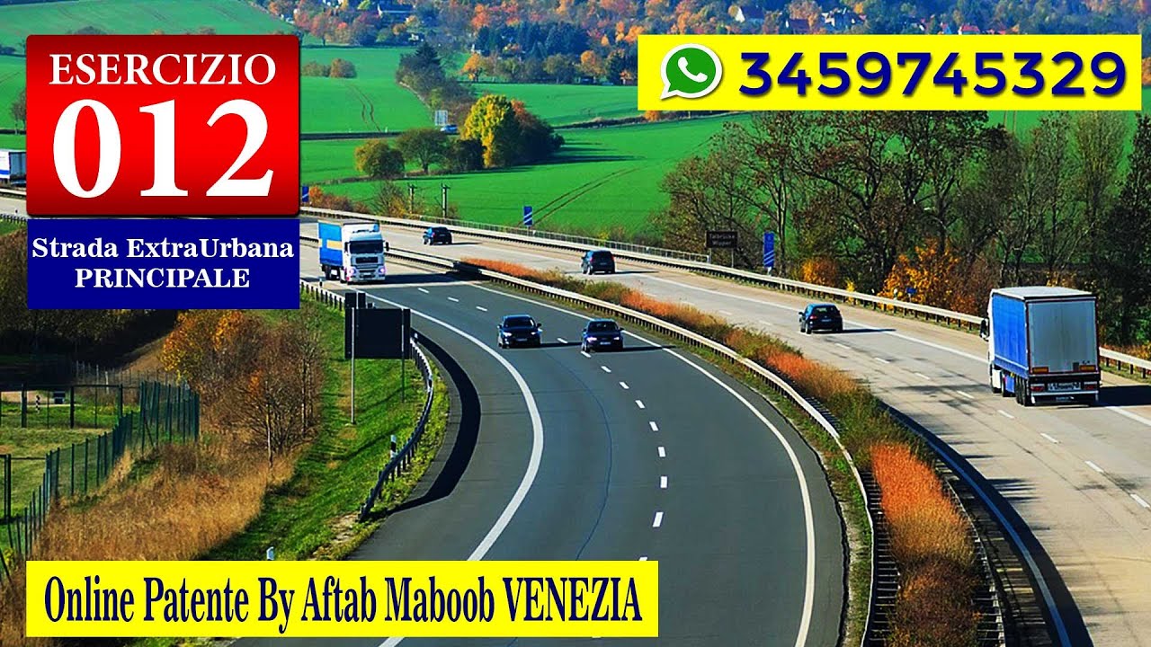 Strada ExtraUrbana Principale In Urdu  - Online Patente