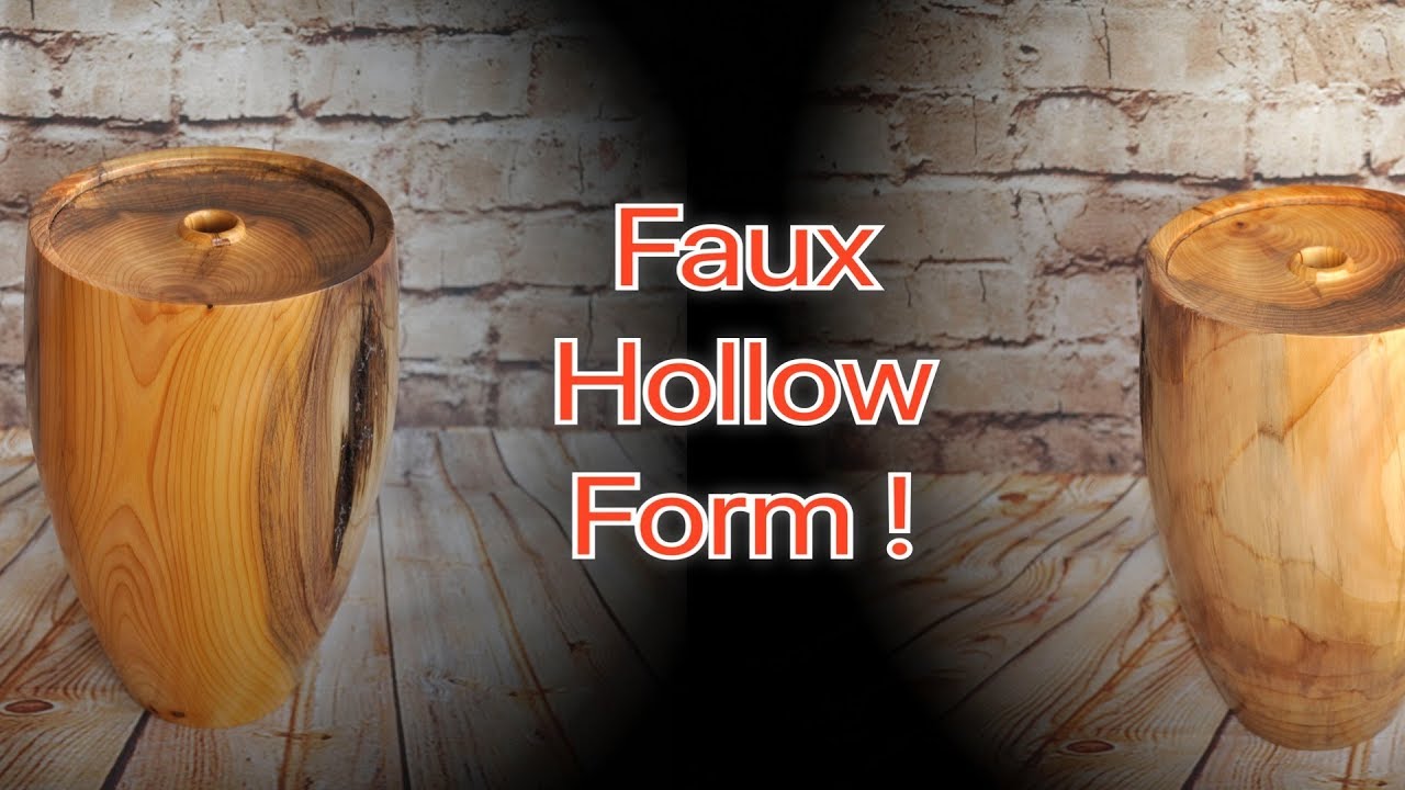 Woodturning - 2 Piece / Faux Hollow Form