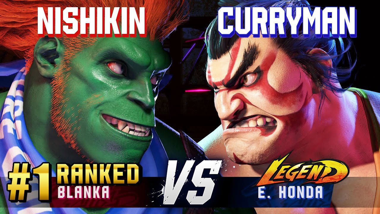 SF6 ▰ NISHIKIN (#1 Ranked Blanka) vs CURRYMAN (E.Honda) ▰ High Level Gameplay