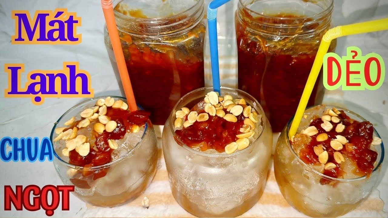 C&aacute;ch L&agrave;m Me Ng&agrave;o Đường Với Kh&oacute;m Để Pha Nước Đ&aacute; Me Tr&agrave; Me Chua Ngọt M&aacute;t Lạnh  Si&ecirc;u Ngon|| qtmd