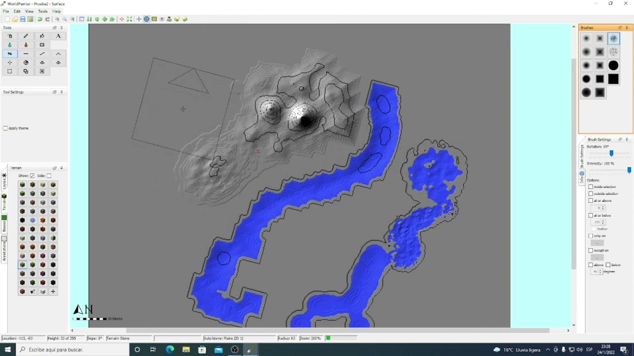 Tutorial World Painter 2022: 2 Herramientas principales