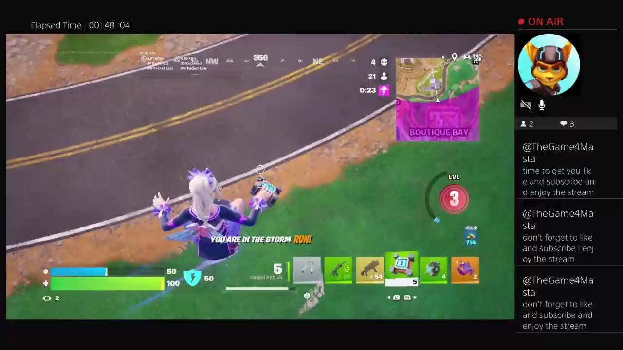 Fortnite live stream | thegamemasta 
