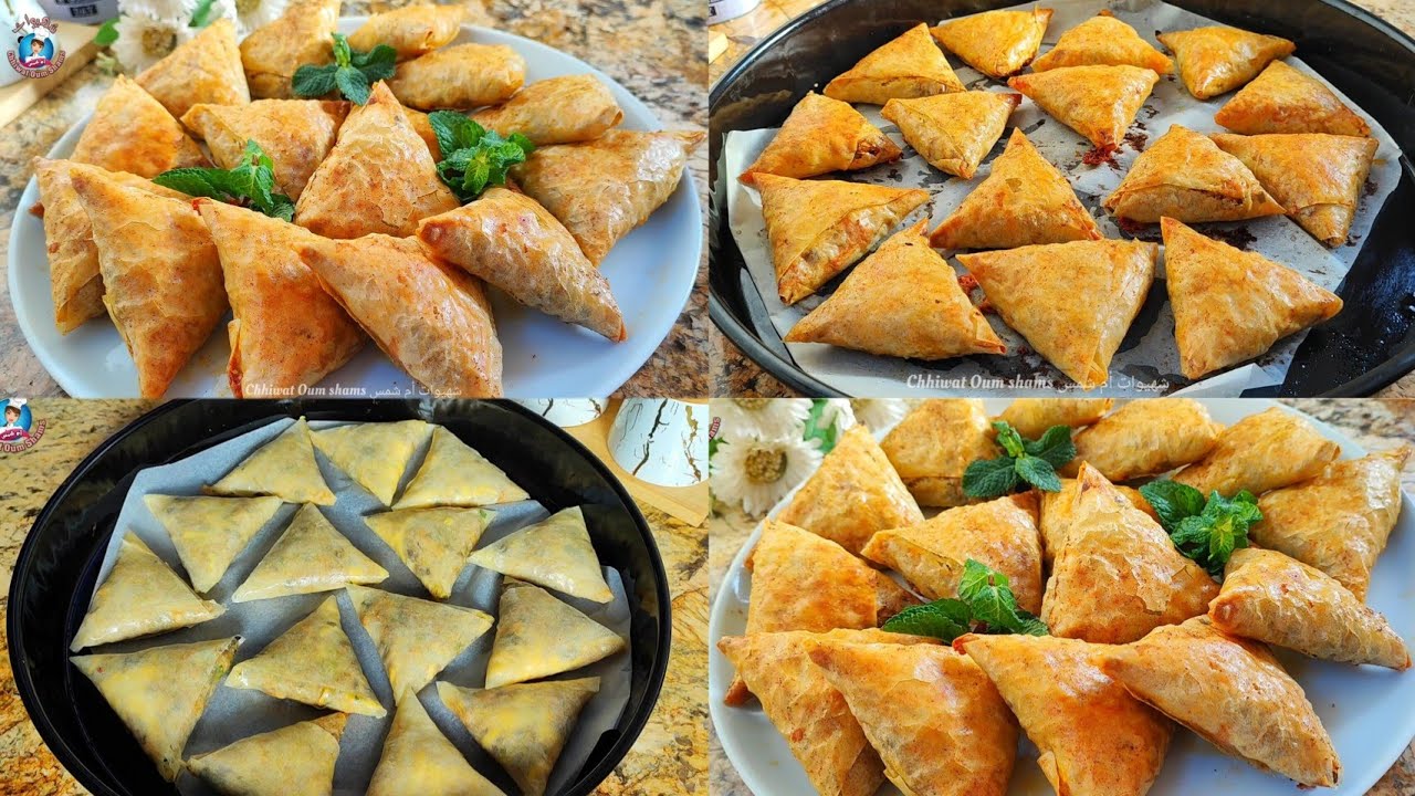 ثاني فطور رمضان👌بريوات من داكشي الرفيع💫حشوة مالحة كلشي كيحلف انها حوت وغير بشوية دجاج كولي ووكلي