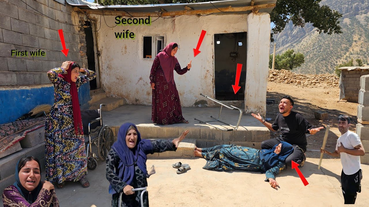 Hamid's home turned into a battlefield: the second wife's rage and a dangerous act against Sakineh.