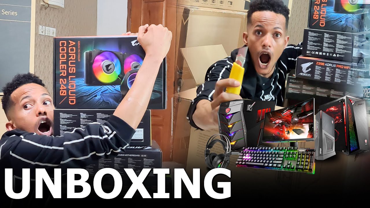 Waxaan ku sameeyey UNBOXING PC | Core i7 9700k