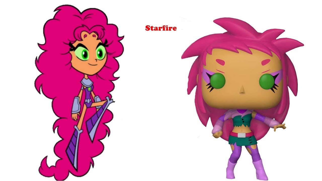 Teen Titans Go As Funko POP | Funko POP Teen Titans Go | Cartoon Vs POP Funko