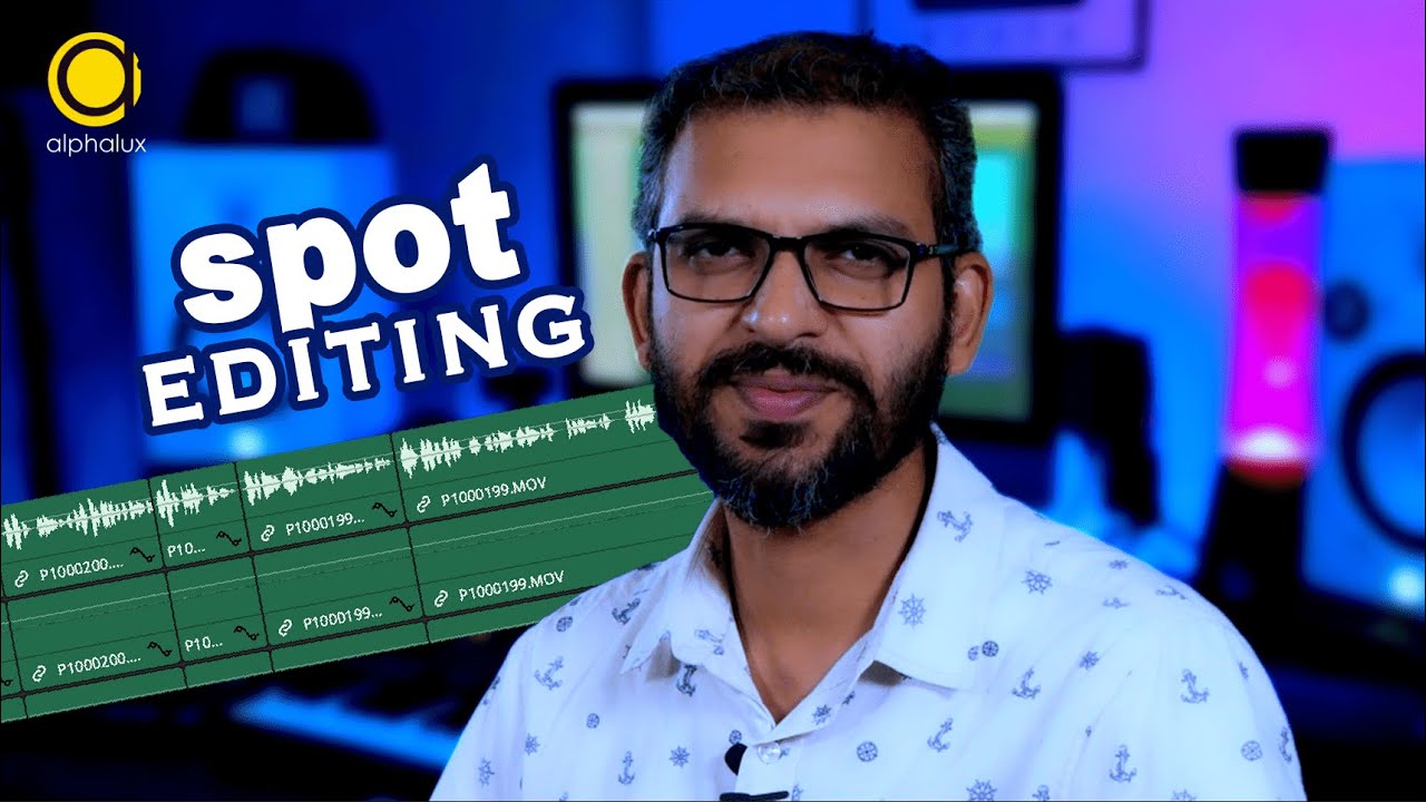 spot editing in 3 softwares