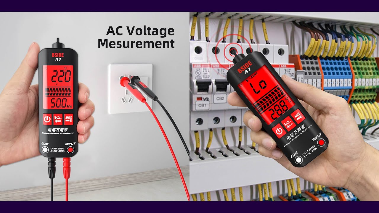 BSIDE A1 Digital Multimeter 3-Results Display Smart | Electrician Pen