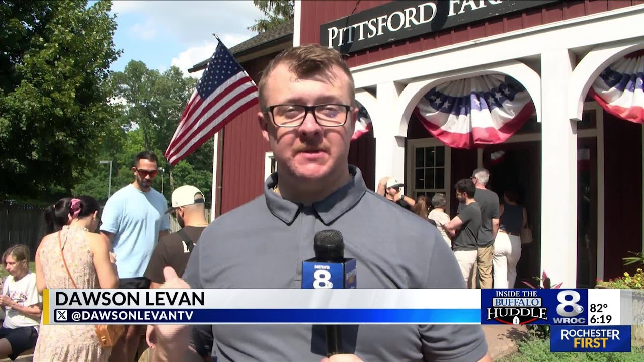 Pittsford Dairy soaking in Bills training camp rush