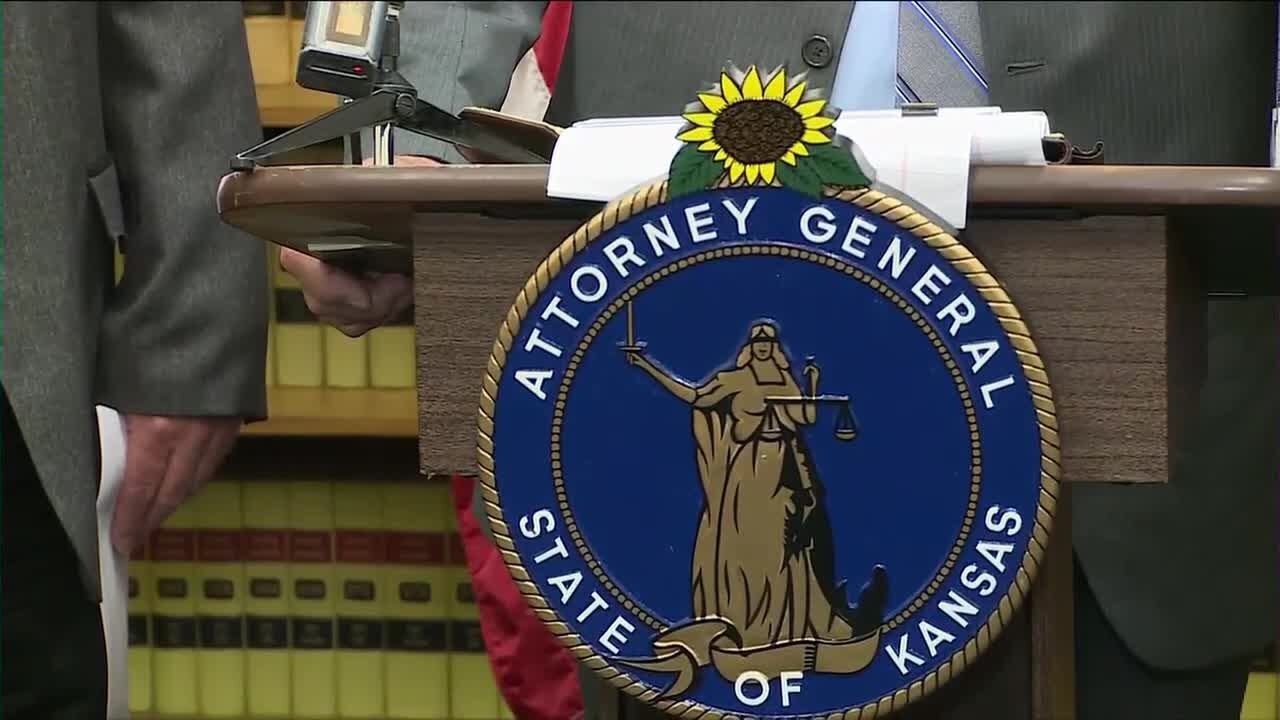 Kansas Attorney General Kris Kobach announced that he is suing Kansas Governor Laura Kelly on Mon...