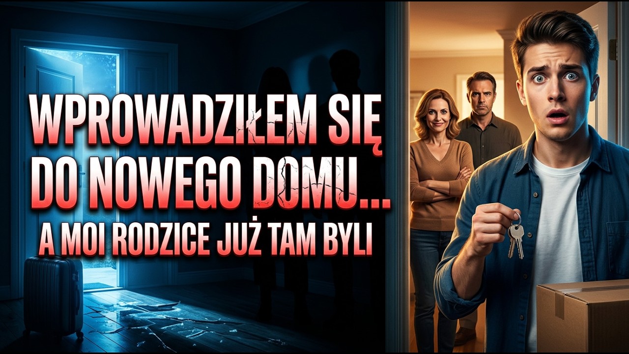 „Po przeprowadzce do mojego nowego domu wszedłem do środka i zastałem tam moich rodziców  Mama się u