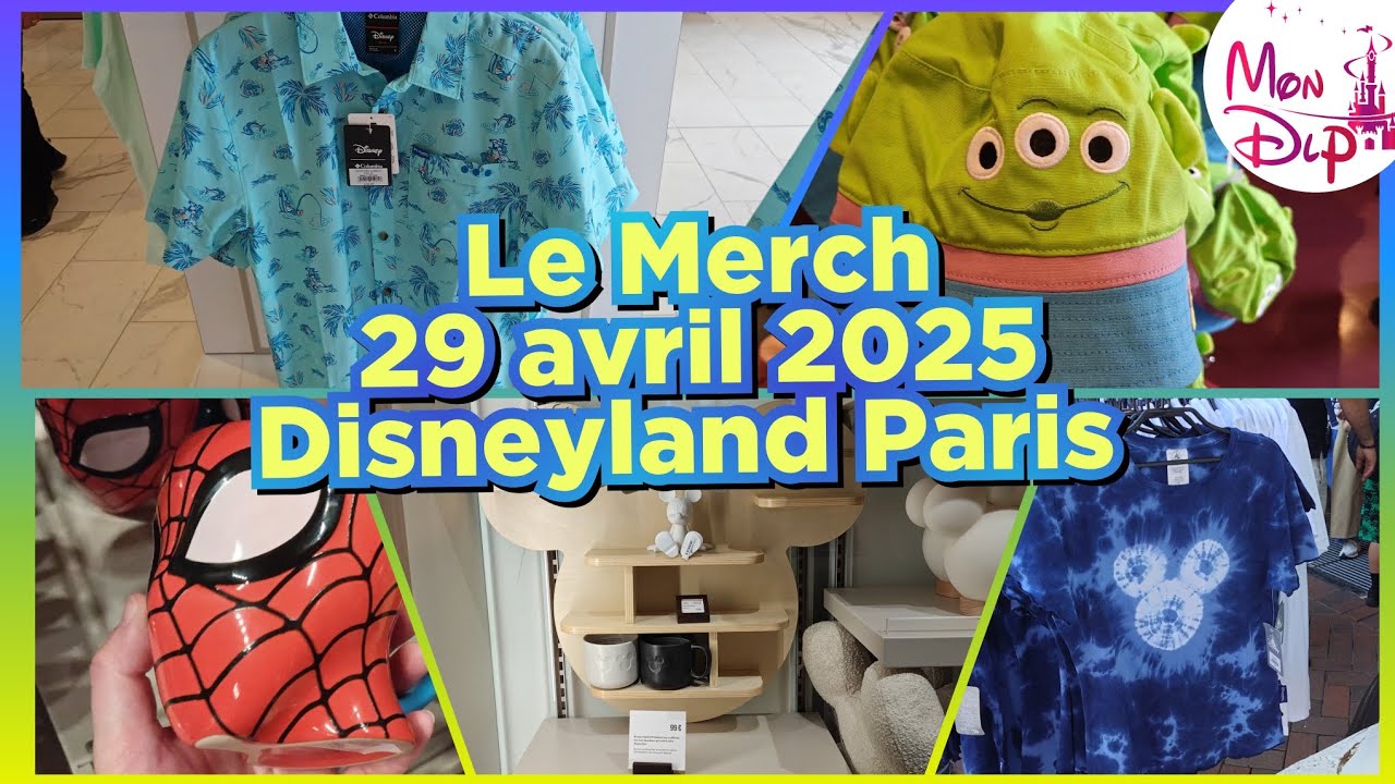 29 avril 2025, beaucoup de nouveautés merch à Disneyland Paris dans cette vidéo !
