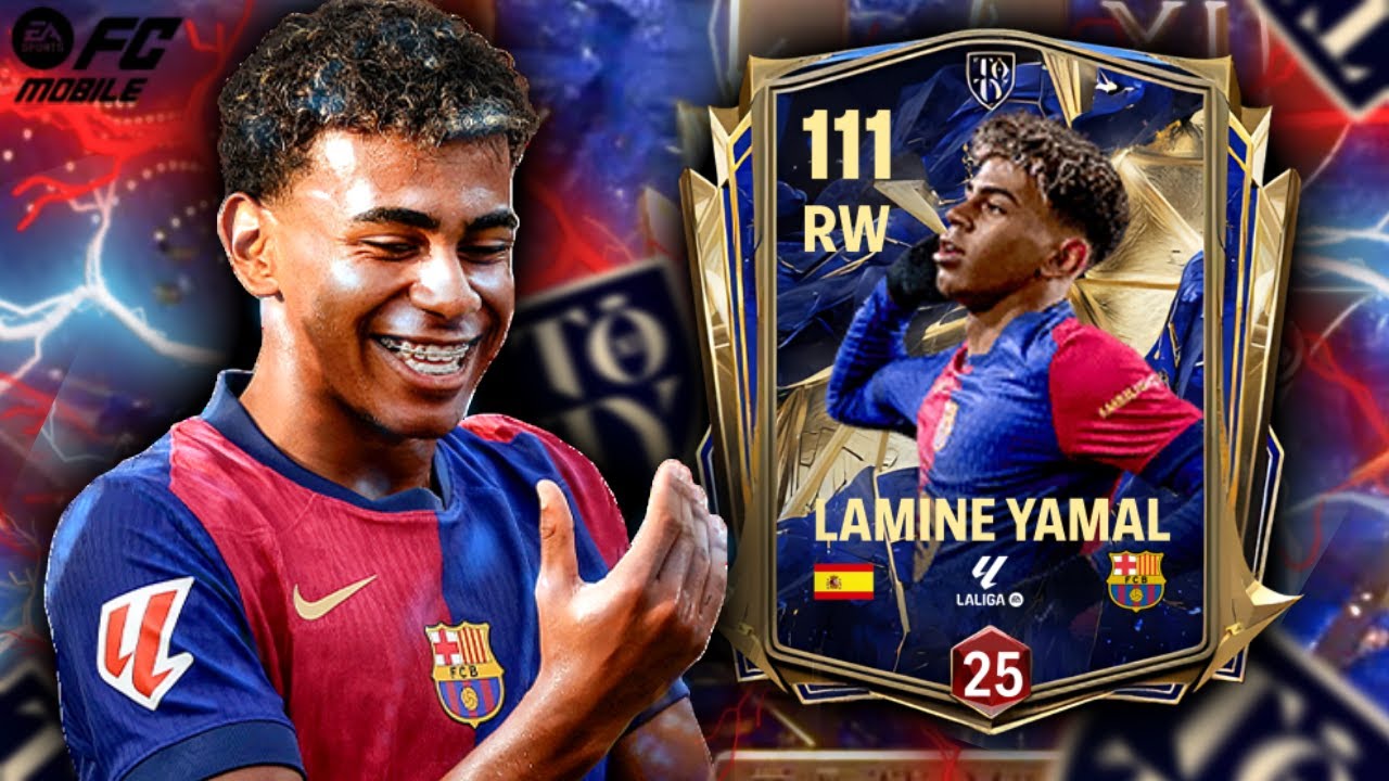 107 LAMINE YAMAL IS THE BEST RW ⁉️ 107 LAMINE YAMAL REVIEW | Krishna9 FC