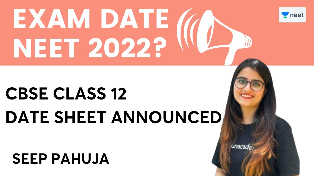 CBSE Class 12 Date Sheet Announced | Seep Pahuja