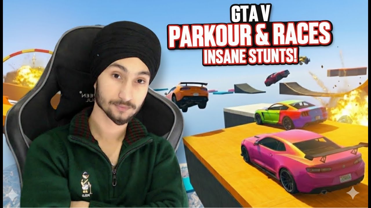 🔴 LIVE: GTA V Online – Pro Parkour Stunts & High-Speed Races! 🚗💨 | Guri Plays