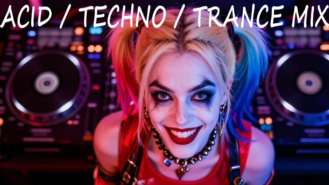 1 Hour Acid Techno Rave Music – Dark Underground Session