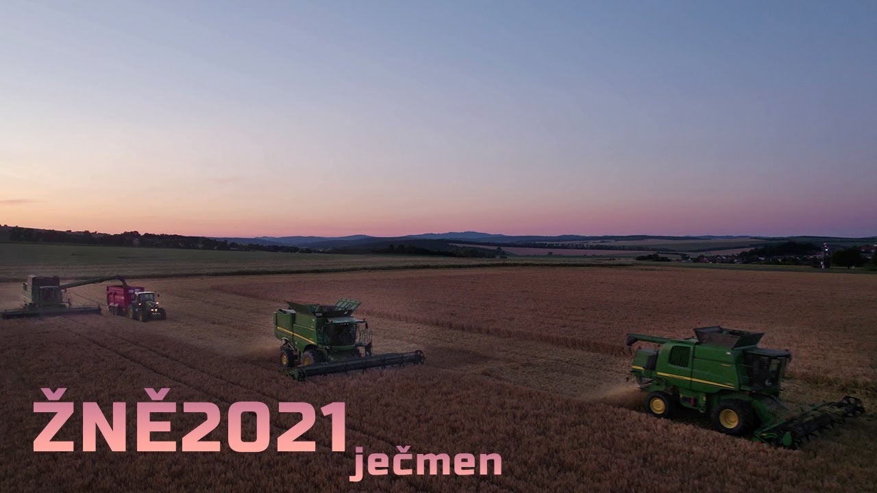ŽNĚ 2021 | ječmen || Harvest 2021 barley || FARMvlog [4K]