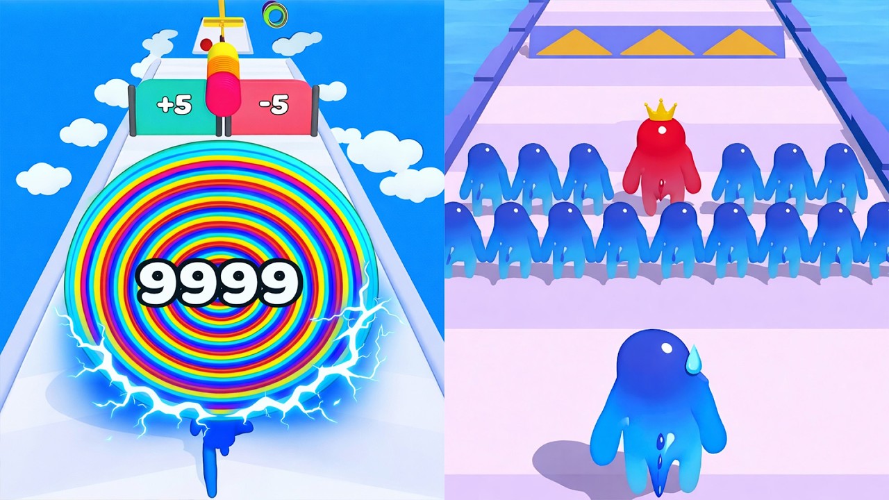 Layer Man vs Join Blob Clash 3D - Full Levels Speedrun Gameplay (Android & iOS)