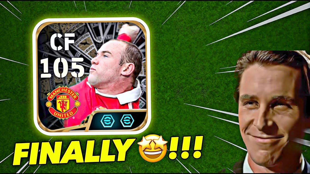 FINALLY 🤩 FREE 105 WAYNE ROONEY REVIEW EFOOTBALL 🔥...