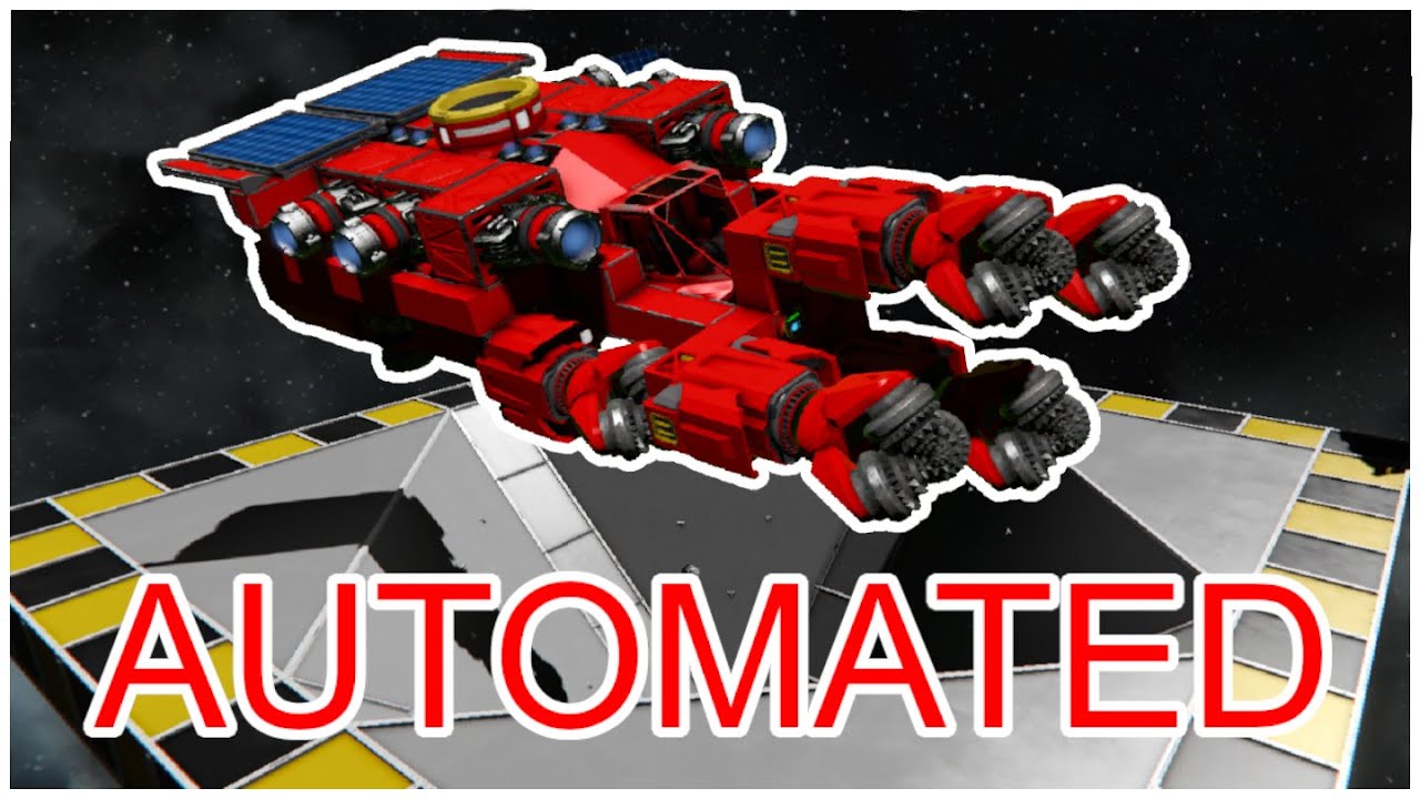 Easiest way to automate mining in vanilla Space Engineers!