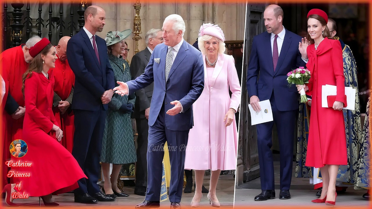 All Eyes On Catherine And William As They Join King Charles And Queen Camilla For Commonwealth Day