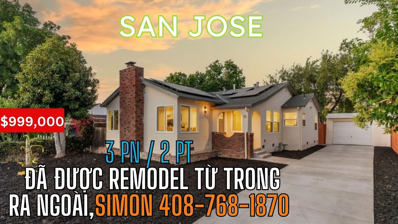 Nhà Bán ở San Jose, (Simon Huynh Realtor) House for Sale in San Jose.