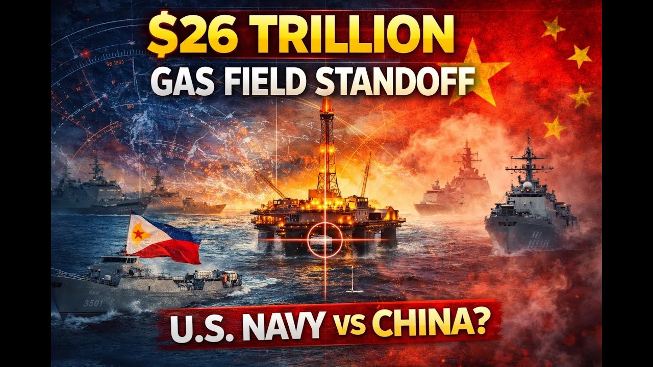 U.S. NAVY BLOCKS CHINA? $26 TRILLION Gas Field STANDOFF in the Philippines (2026)