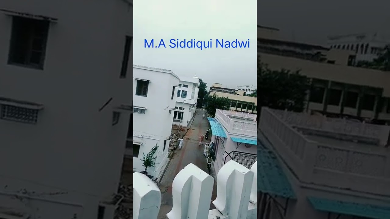 Rain 🌧️ in Nadwa College.