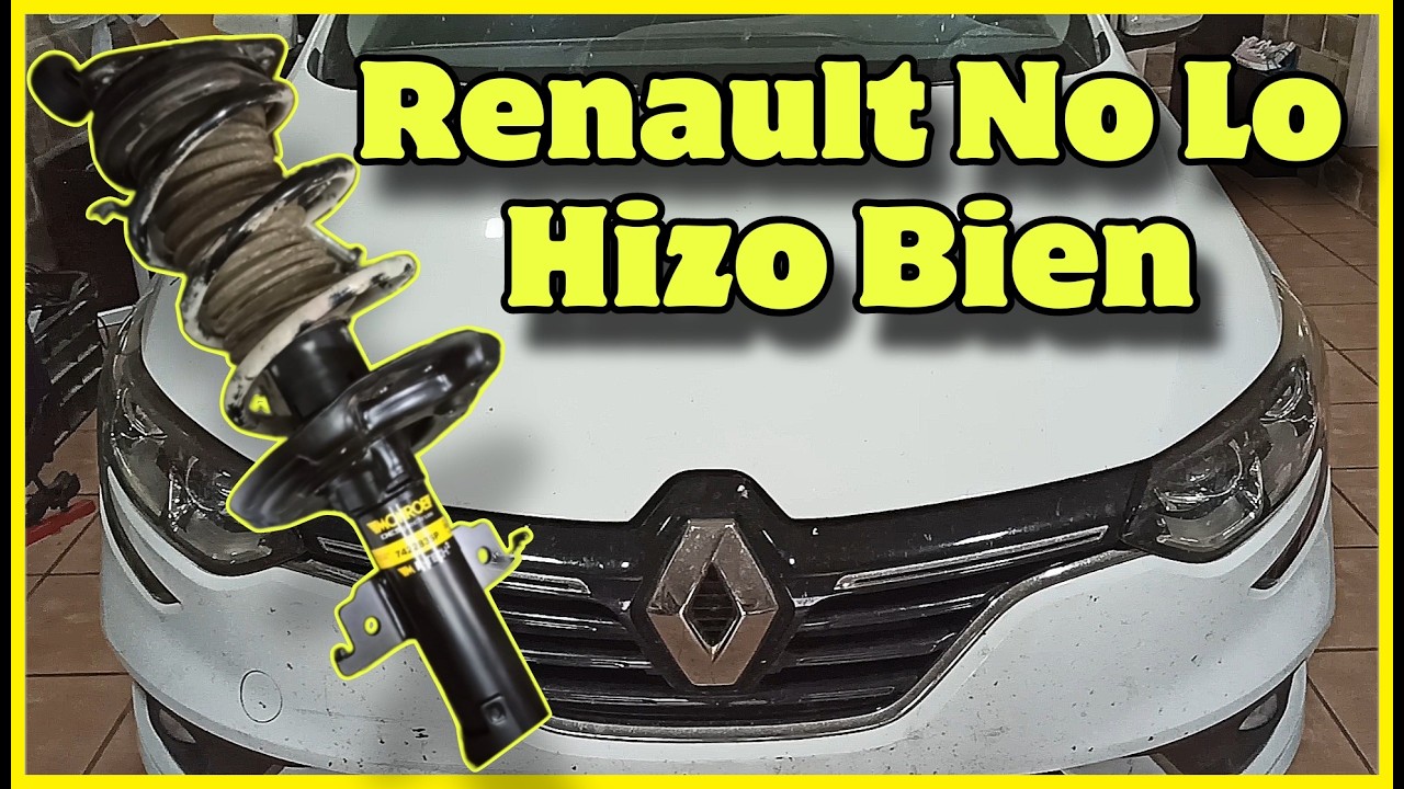 Como CAMBIAR AMORTIGUADORES RENAULT Megane 4