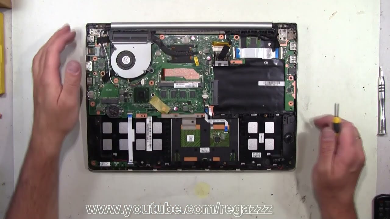 Asus S400CA Complete Take Apart Disassembly Nothing Left Out