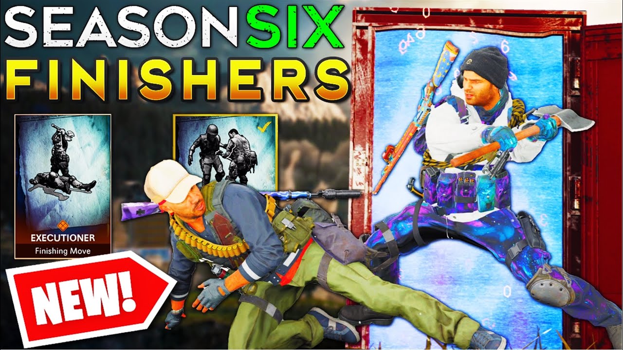 MASON SEASON 6 FINISHER MOVE SHOWCASE | ALL NEW FINISHING MOVES IN SEASON 6 (8 NEW EXECUTIONS BOCW)