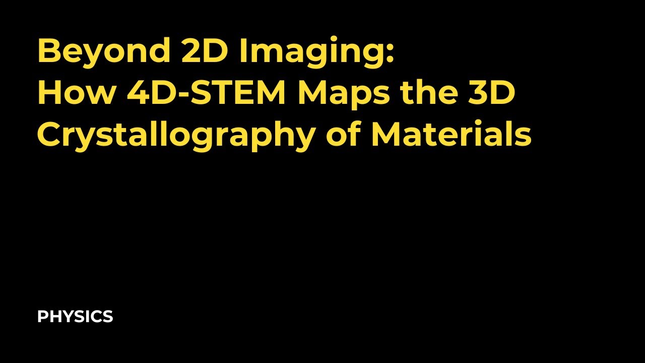 Beyond 2D Imaging: How 4D-STEM Maps the 3D Crystallography of Materials