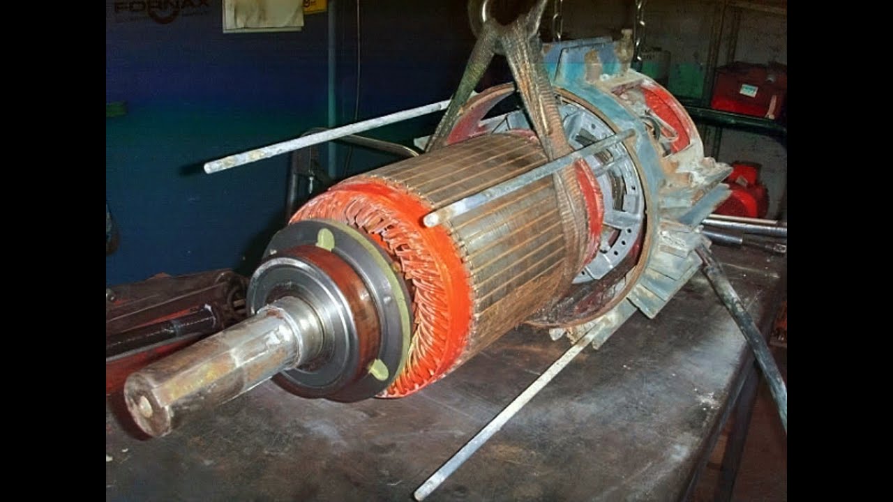 Remise en état d'un moteur asynchrone à Rotor Bobiné