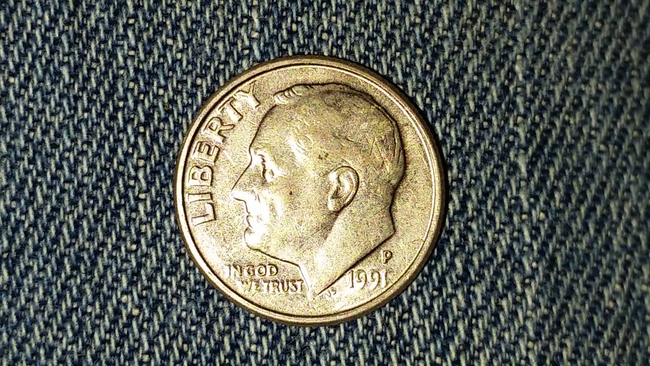 1991 P ROOSEVELT DIME: 927,220,000 CREATED