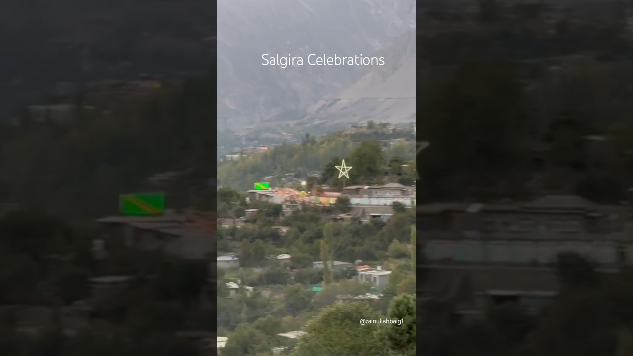 Hunza Valley &bull; Salgira Celebrations 😍🎉 #nature #travel #viral #mountains #ai