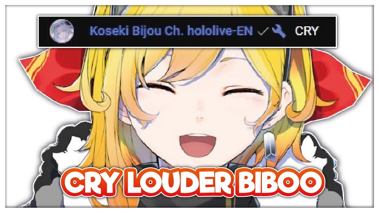 When Bijou still cant play game with Kaela on-stream because of COLLAB BAN !!!!